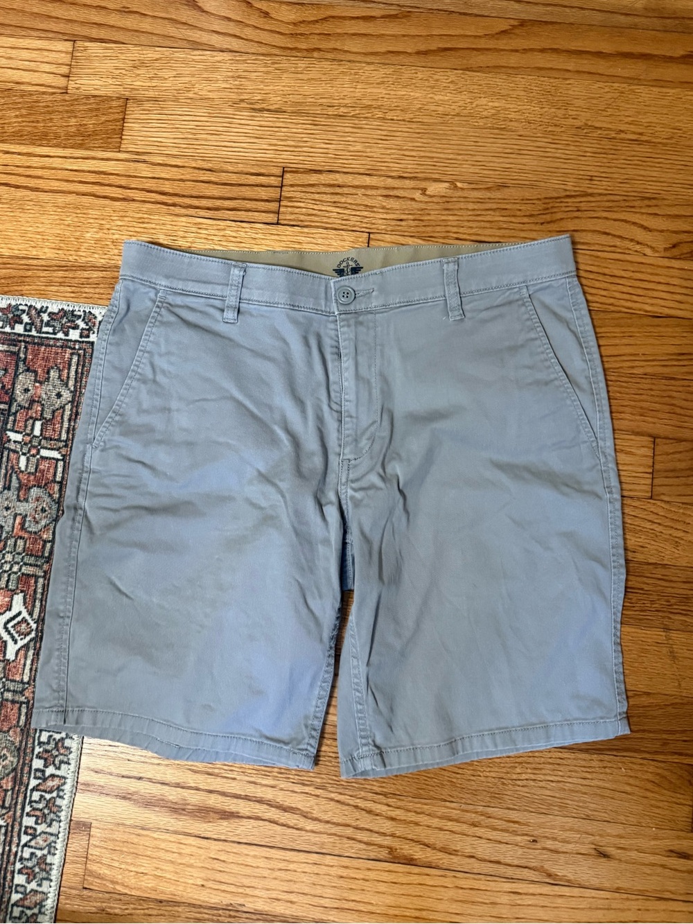 Men's Casual Gray Dockers Chino Shorts